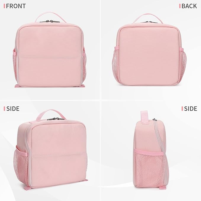 BAIGIO Camera Bag Insert Handbag Inner Case Large Capacity Small Camera Insert Bag Shockproof and Water-resistant DSLR SLR Foldable Protective Camera Organizer Cube Padded Camera Bag Pink