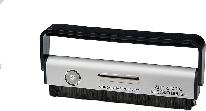 Spin-Clean Anti-Static Carbon Fiber Record Cleaner Brush | Vinyl Record Cleaning Brush