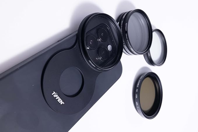 TIFFEN 58MM Filter Mount for iPhone 13/14/15/16 PRO, MAGSAFE Compatible, Slim and Lightweight Design, Magnetic Filter Mount ONLY