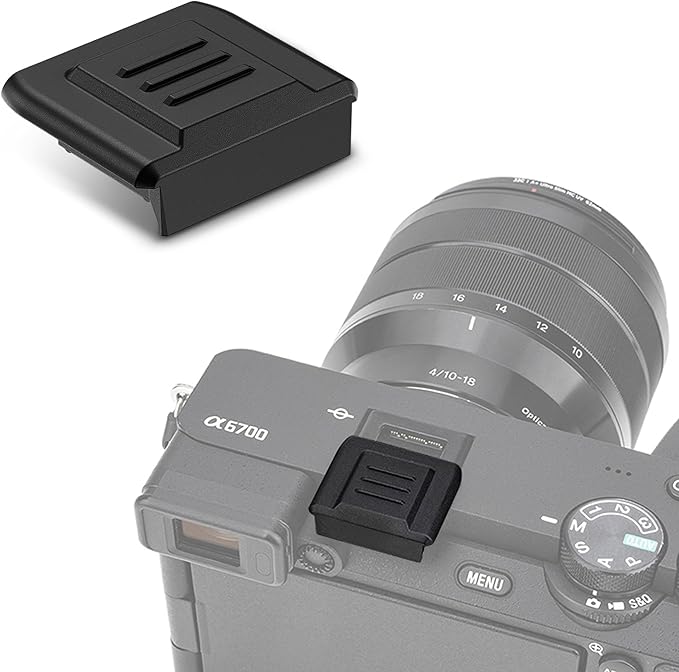 Multi Interface MI Camera Hot Shoe Cover Protector Cap with Full Coverage for Sony Alpha A7M5 A7V A7CR A7C II A7CII RX1R III ZV-E1 ZV-1 II ZV-E10 II A9 III II A7SIII A7R V IV A7 IV III A1 II A6700 FX2