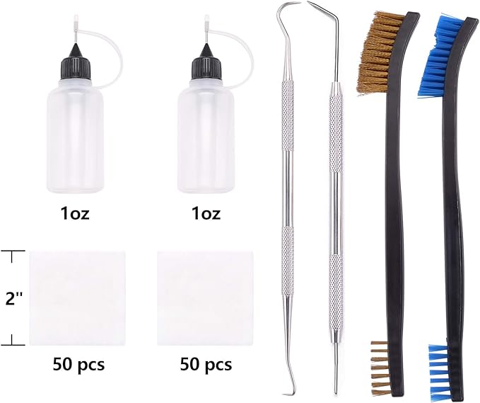 BOOSTEADY Gun Cleaning Kit Universal Gun Cleaning Kit Shotgun Pistol Cleaning Kit with Lightweight Organized Carrying Case Gun Cleaning Supplies Gun Cleaner Bottle Brass Jags and Tips