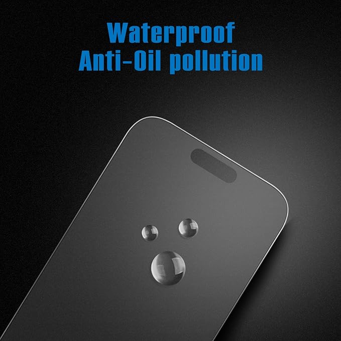 Mothca 2 Pack Matte Glass Screen Protector for iPhone 15 [6.1 inch] + 2 Pack Camera Lens Protector, Anti-Glare & Anti-Fingerprint Case Friendly Tempered Glass Film, Bubble Free, Smooth as Silk