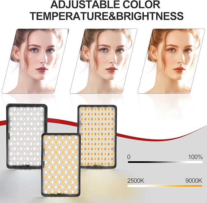 Tattoo Light Kit with 120LED and CPL Filter Lens, Polarized Light for Tattoo, Tattoo Equipment & Supplies, Compatible with iPhone, Tattoo Lighting Lamp Food Photography Remove Glare