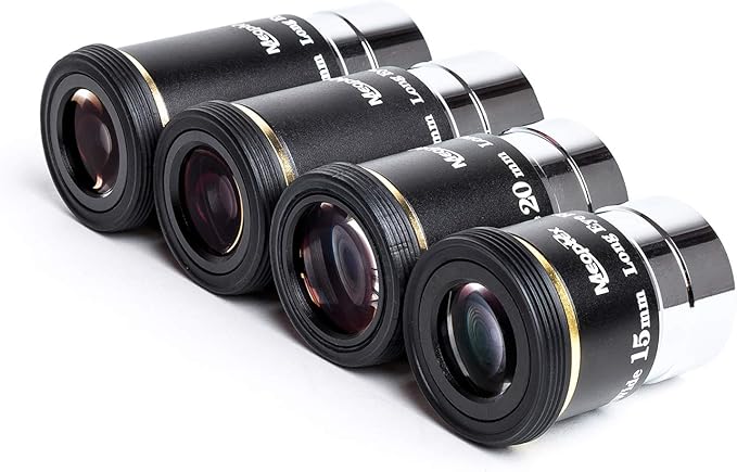 MEOPTEX 1.25" 6mm 9mm 15mm 20mm 66-Degree Ultra Wide Angle Eyepiece for Telescope (20mm)