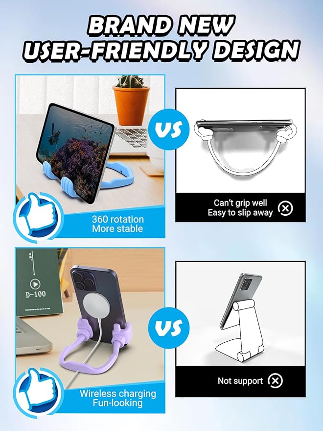 Easter Gifts for Kids Teens Girls Boys: Gifts for Men Women Thumbs Up Lazy Cellphone Holder for Desk Funny Gifts for Adults Teenager Mom Friends Stuff Easter Basket Stuffers Who Have Everything Ideas