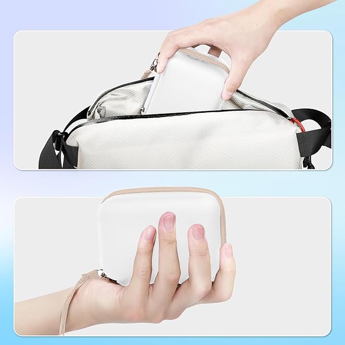 Leayjeen Digital Camera Case Compatible with LUMIX ZS99/ LX10/ ZS80/ ZS100/ ZS70/ ZS200/ ZS60 4K Digital Camera,Compact Digital Camera-White(Case Only)