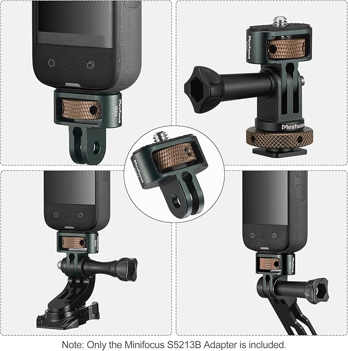 Camera Tripod Adapter, 2pcs 1/4" Adapter Screw Head Camera Mount Compatible with Insta 360/Gopro Hero/Sjcam Action Cameras and Other Standard 1/4" Accessories, Quarter Inch Mount for GoPro Ecosystem
