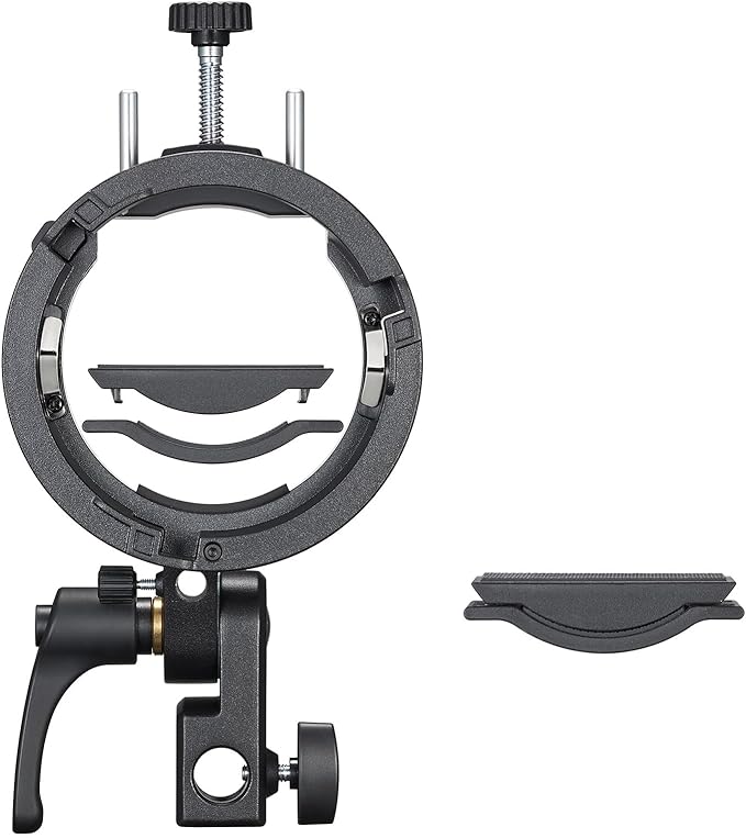 Godox S3 Speedlite Bracket for Bowens Mount, 2025 Upgraded S2 S-Type Version, Smaller & Lighter Flash Holder for Reflector, Snoot, Umbrella and Softbox