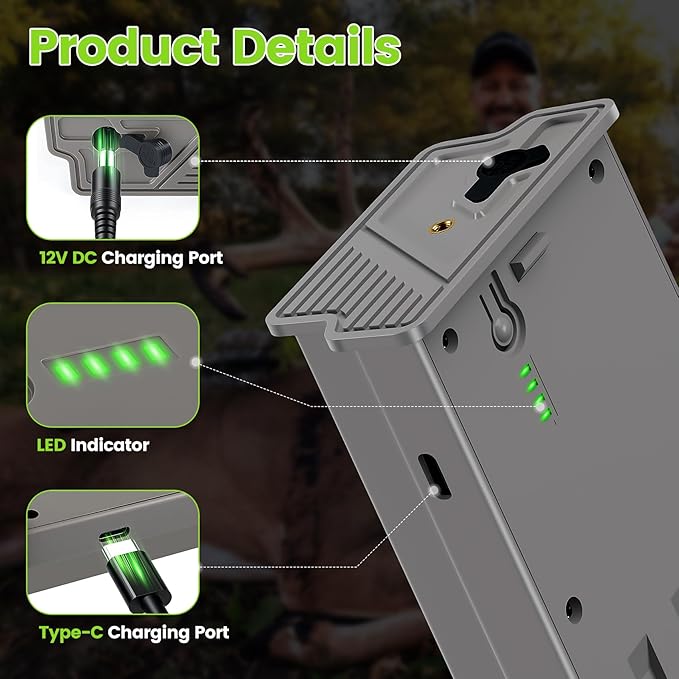 New Reveal Lipo Lithium Battery 4 Packs Rechargeable Hunting Camera Battery for Reveal Cellular Trail Compatible with Trail & Game Camera Ultra,X Pro,X Gen 3.0,X Gen 2.0,X,Pro 3.0,XB,SK