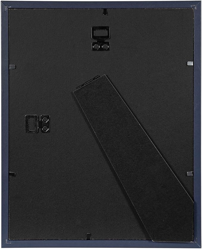 kennethan 8x10 Picture Frame Navy Blue 4 Pcs in 1 set Frame can Display 5x7 Picture with Mat or 8x10 Without Mat on the Wall or Table