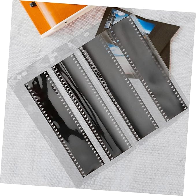 TEHAUX 10Pcs Negative Sleeves for Film and Dustproof Protective Bags Archival Storage for Film Negatives and Documents