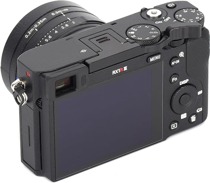 RX1R III Metal Thumb UP Grip for Sony RX1RIII RX1R3 RX1RM3 Digital Camera, Hot Shoe Full-Coverage Thumb Rest Support Holder, Not Affect The Use of Camera Buttons, Dial (Black)