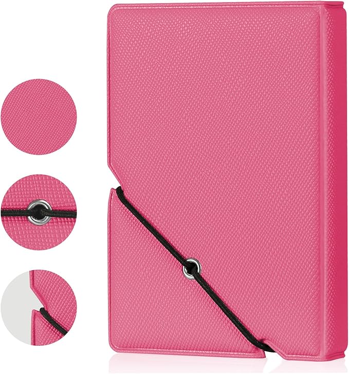 Lifting Mini Photo Album with 28 Pocket 2x3 Inch Pictures Fits for Fujifilm Instax Mini 7s 8 9 11 25 26 40 50s 90 Evo Z2300 Instant Camera, Polaroid Snap,Kpop Photocard Holder (Rose Red)