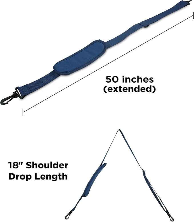 DALIX Premium Replacement Strap with Shoulder Pad for Laptop Travel Duffle Bags