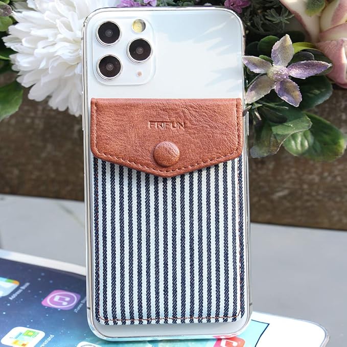 Ultra-Slim Self Adhesive Credit Card Leather Wallet