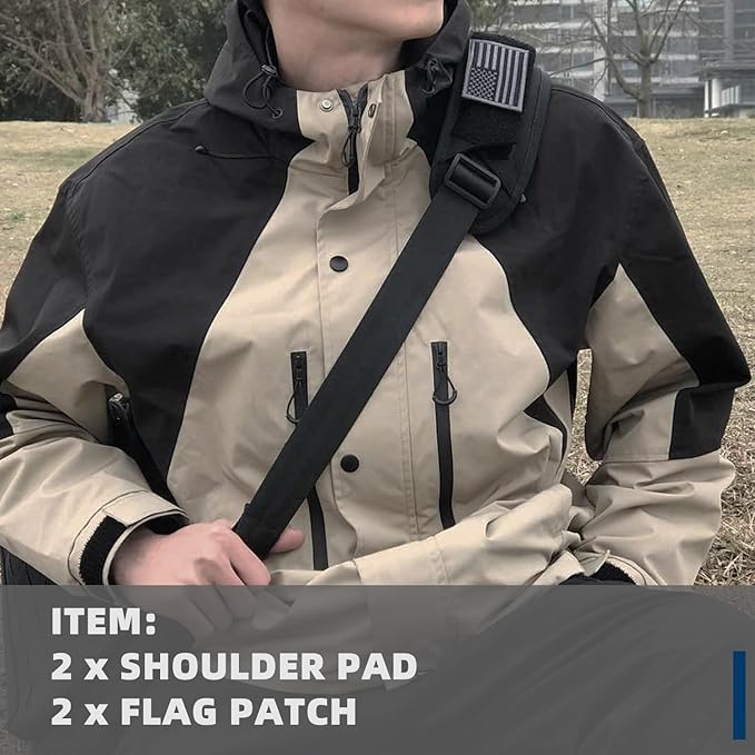 AMYIPO Luggage Duffel Bag Shoulder Pad Laptop Adjustable Shoulder Strap for Duffel Bag Strap Computer Bags Case (Pad - 2 pcs)