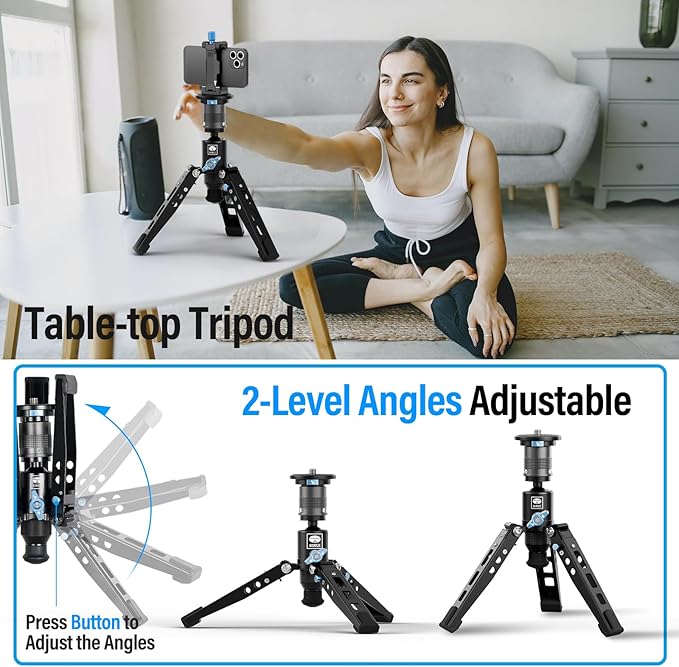 SIRUI SVM-165 Rapid Monopod for Cameras, 65” Carbon Fiber Monopod with Feet, One-Step Rapid Height Adjustment, Lightweight for DSLR Camera, Modular 3 in 1, Max Load 22lbs