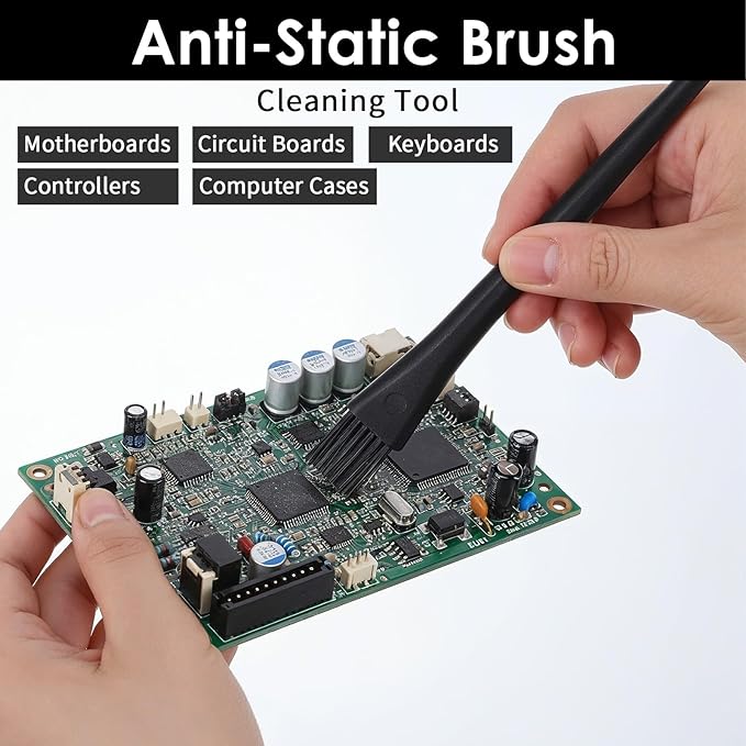 6 Pcs Small Cleaning Brush for Electronics, Keyboard, Car Interior Detailing, Keyboard Brush for Tight Spaces, Nylon Brushes, Keyboard Cleaning Brush