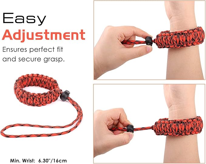MoKo Paracord Nylon Braided Camera Hand Grip Strap for Video Camcorder/Binoculars/Nikon/Canon/Sony/SLR/DSLR Digital Camera