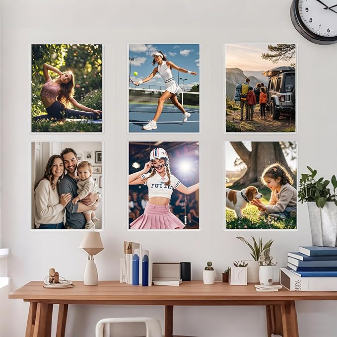 25PCS 5" x 7" Clear Rigid Card Sleeves – Waterproof Hard Plastic Protectors for Postcards, Prints, Photos, Trading & Sports Cards – Top Load Jumbo Sheet Holders