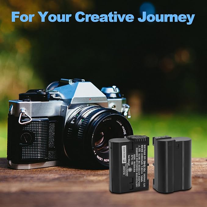 EN-EL15C/EN-EL15 /EL15a/EL15b Battery - Compatible with Nikon Z8 Zf Z7 Z7II Z6 Z6II Z5 Z5II D7000 D7100 D7200 D7500 D500 D600 D610 D750 D780 D800 D850 D810 Digital SLR Camera Battery