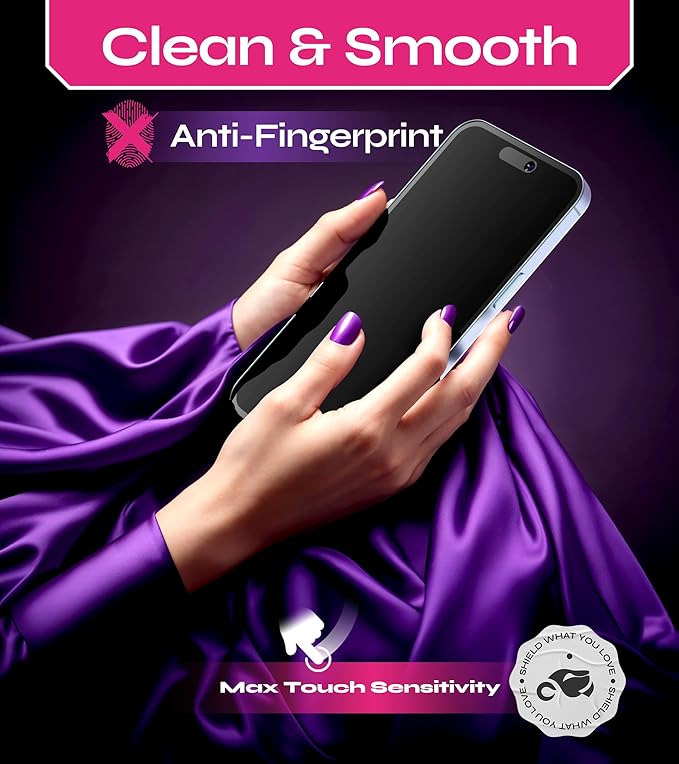 Defenslim for iPhone 17 Pro Max Screen Protector (2Pack), Easy Auto-Align Install Kit, 6.9" Tempered Glass, 9H Hardness, Ultra HD Clear, Case Friendly, EasyShield