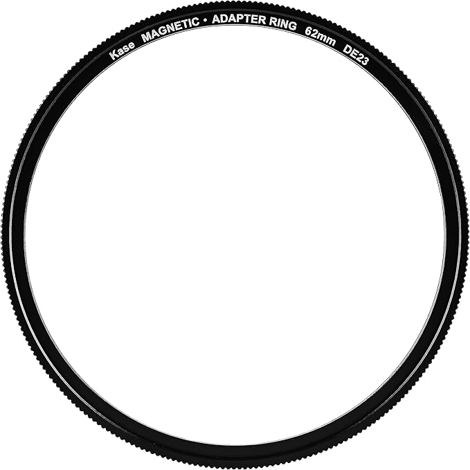 Kase Wolverine Revolution 62mm Magnetic ND4 2 Stop Shockproof Tempered Optical Glass Filter w Purple Ring & Adapter