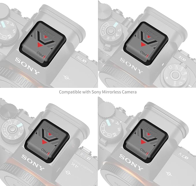 SmallRig Hot Shoe Cover 2 Pack, Protector Cap for Sony A1 / A1 II / A9 III / A7 IV / A7 V / A7R V / A7S III / A7R IV, Black - 5494