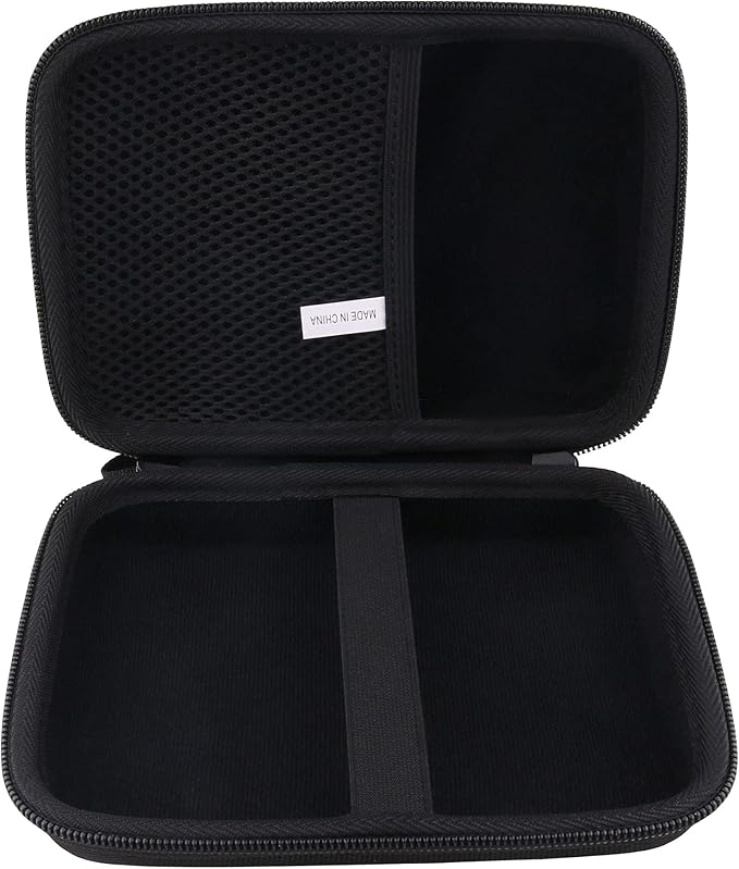 JINMEI Hard EVA Carrying Storage Case Compatible with Canon SELPHY QX20 / SELPHY Square QX10 Compact Photo Printer Protective Travel Storage Box (Black)