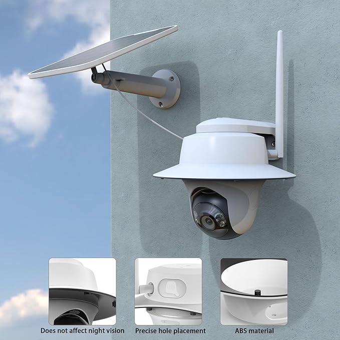 HOLACA Sun Rain Cover Compatible with Reolink Argus PT 3MP/4MP/5MP/2K, 4K/8MP, Reolink Go PT Ultra Sercurity Camera