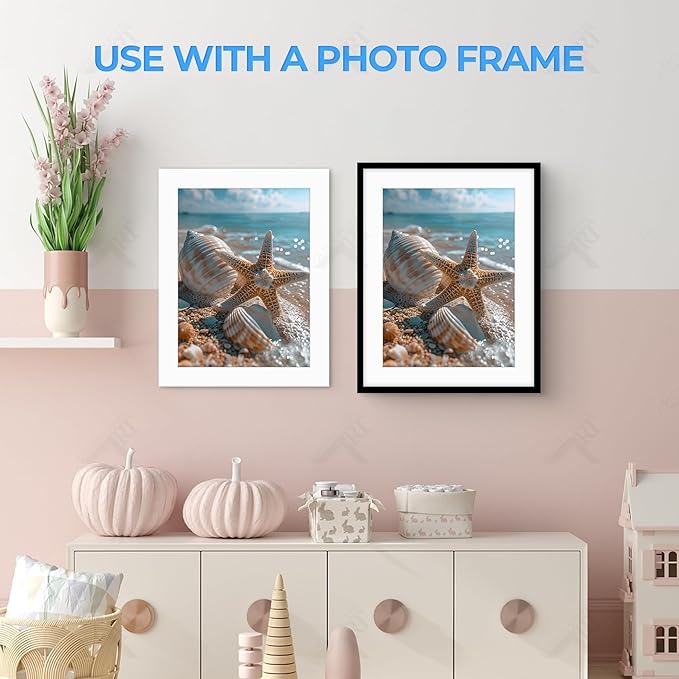 Golden State Art, Acid Free, Pack of 25, 11x14 White Picture Mats Mattes with White Core Bevel Cut for 9x12 Photo + Backing + Bags