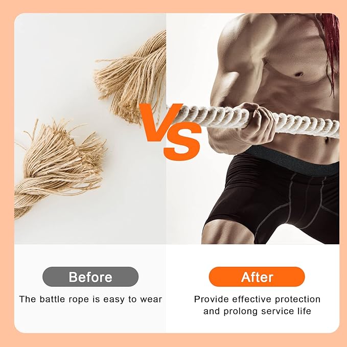 Battle Rope Anchor Strap Kit Accessories for Home Gym Outdoor Muscle Workout Equipment