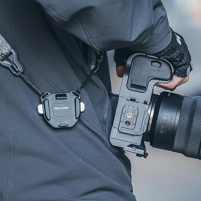 ULANZI F38 Camera Shoulder Strap Mount Quick Release for Shoulder Straps V2, QR Plate Camera Tripod Mount (only Base Mount)