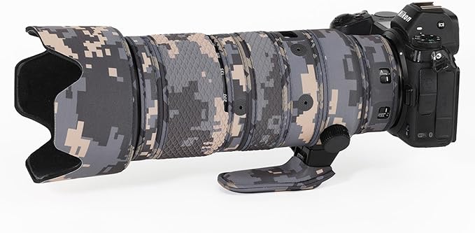 CHASING BIRDS Lens Camouflage Waterproof Coat for Nikon Z 70-200mm f/2.8 VR S Rainproof Lens Protective Cover Version IV (Digital Camouflage)