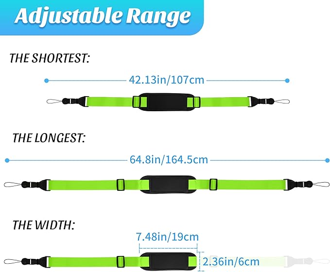 Padded iPad Binocular Camera Shoulder Strap, Nylon Neck Lanyard Strap for Tablet Case Crossbody Laptop Luggage Bag