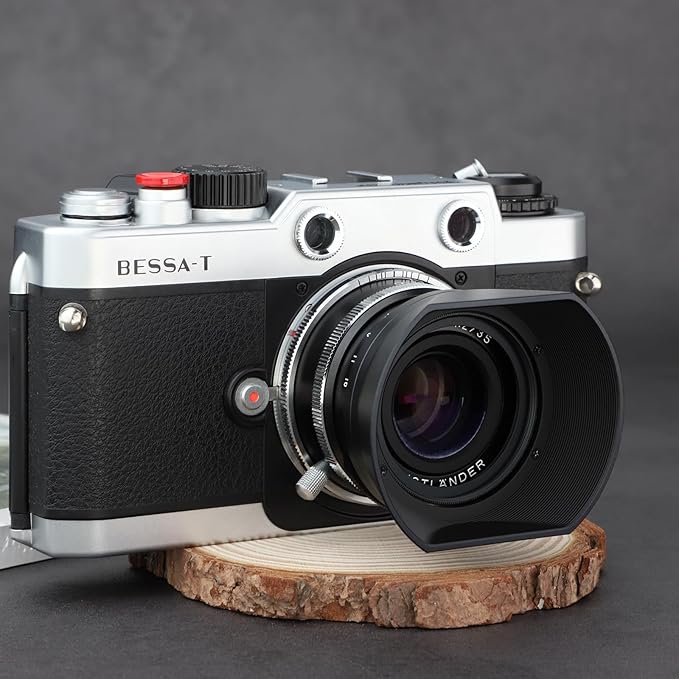 Haoge LH-VM12 Bayonet Square Metal Lens Hood for Voigtlander 35mm/f2 1:2/35 & 35mm f1.5 28MM/F2 Type I II Ultron Aspherical Vintage Line VM Lens Replace LH-12