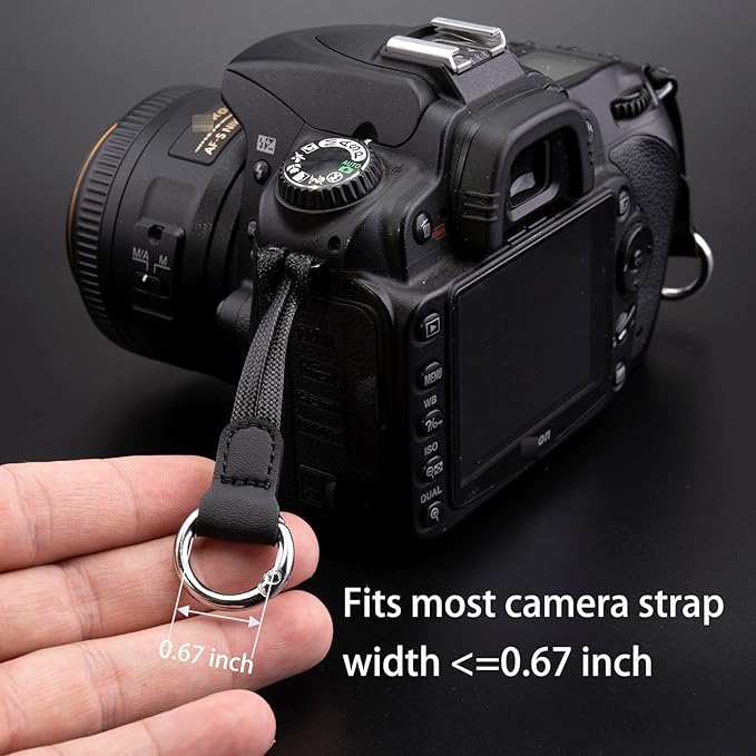 Camera Strap Quick Release QD Loops Connector for DSLR SLR Mirrorless Cameras Neck Shoulder Strap Binoculars Adapter Connect Connection Links(Big)