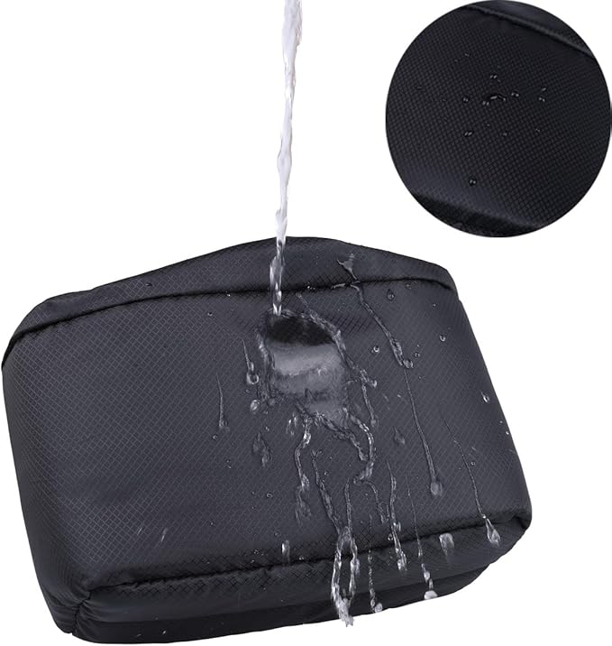 JAKAGO Shockproof Camera Insert Bag for SLR DSLR Mirrorless Camera Lens Flash Light Accessories Camera Pouch with Adjustable Dividers for Canon Nikon Sony Water Resistant Camera inner case(Black)