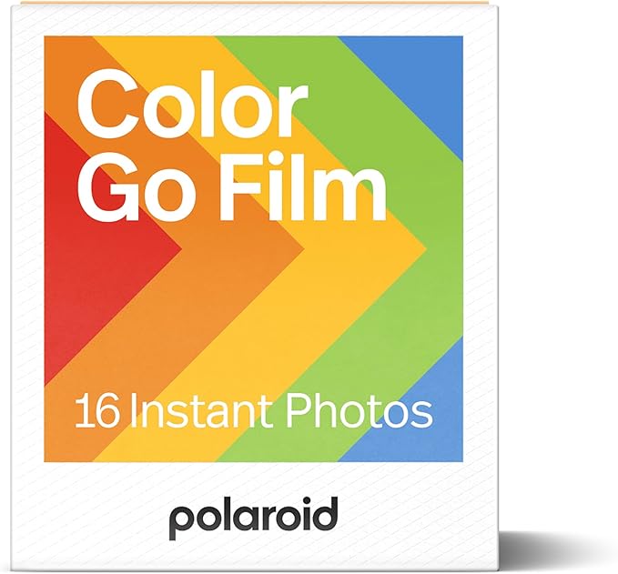 Polaroid Go Color Film - White Frame - 16 Photos (6017) - Go Mini Film is only Compatible with Polaroid Go Cameras (Not Compatible with Polaroid I-Type Now Cameras)