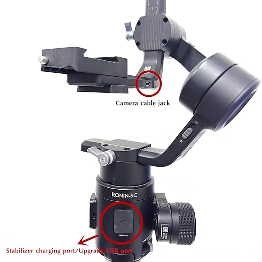 DYTDIEYINGTU for DJI Ronin -sc Multi-Function Camera Control Cable USB C Stabilizer Release Connection Cable for Sony A7C/A7CII/ZV-E10/E10II/A6700 Z6 Z7 EOS R/RP(Ronin SC -Type c)
