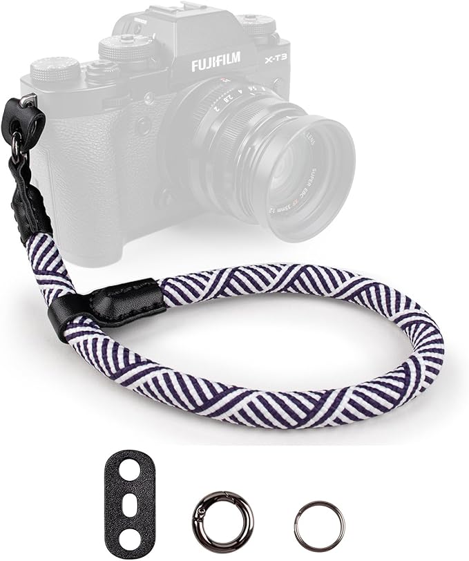VOVMOEYA Rope Camera Wrist Strap,Camera Hand Strap Compatible with A6400 A6000 A7 IV,for Fujifilm X100V for Nikon Zf Z30 for Canon EOS R6 R7 R8 R10 Camera Wrist Straps for dslr
