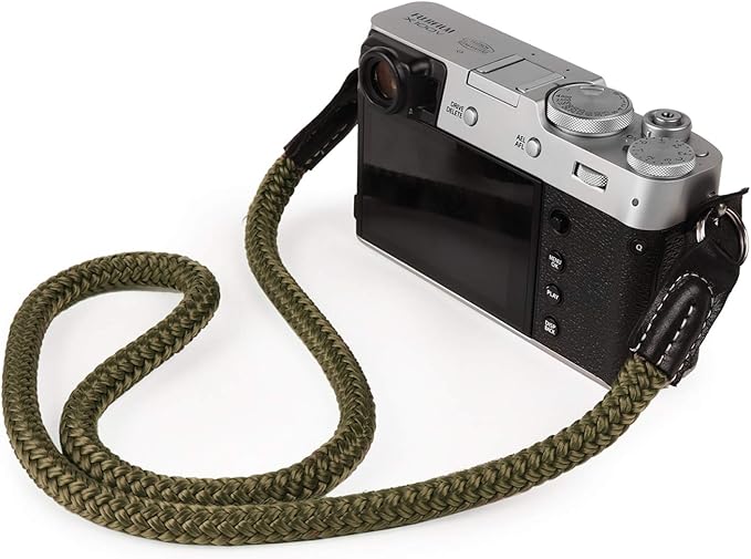 MegaGear SLR, DSLR Sierra Series Genuine Leather Camera Shoulder or Neck Strap