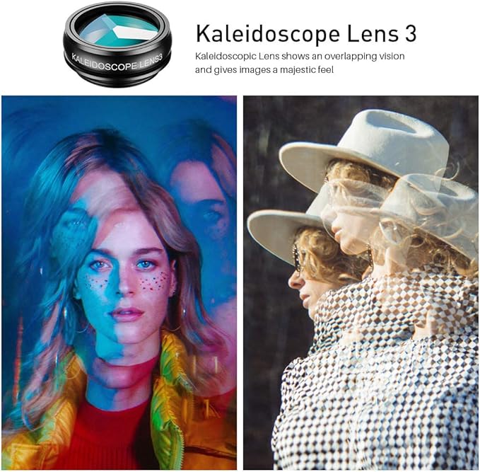 SHUTTERMOON Camera Lens Kit Smartphones/Pixel/Samsung/Android Phones Camera. 2xTele Lens ZoomLens+Fisheye Lens+0.36XSuper Wide Angle Lens & 20X Macro Lens CPL.Blue &Red Filter Filter