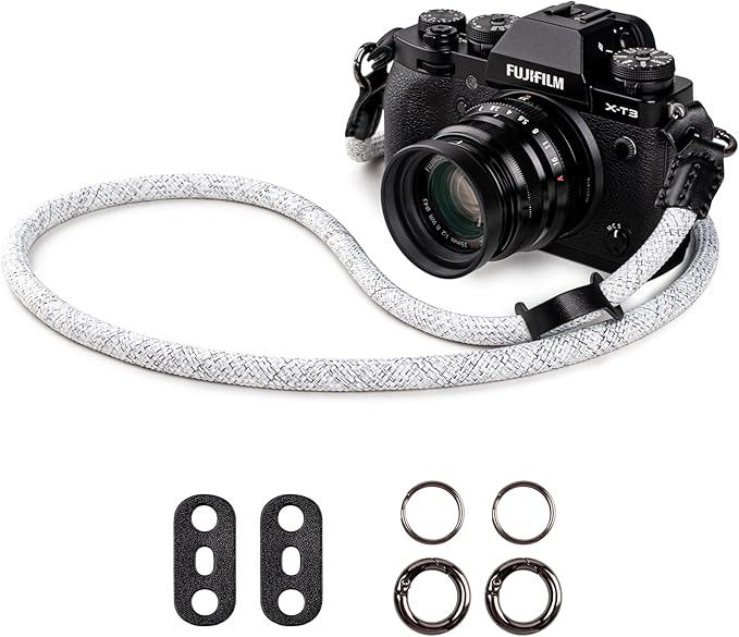 VOVMOEYA Camera Strap Rope,Camera Neck Strap Shoulder Strap for Fujifilm X100VI X100V XS20 XT5 for A6000 A6100 A6400 A6700 A7IV for Canon EOS R6 R10 for Nikon D850 D5600 D7500
