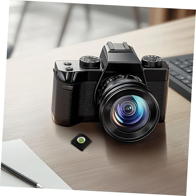 Camera Hot Shoe Protector Cover Spirit Level Plastic Hot Shoe Cover for DSLR and Flashlight Essential Accessory for Stable Photography