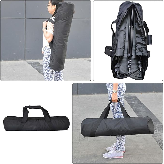 MERRYHAPY Padded Tripod Bag with Shoulder Strap 90X18Cm Oxford Fabric Photography Equipment Storage Case Outdoor Photography Carrying Bag for Camera Accessories