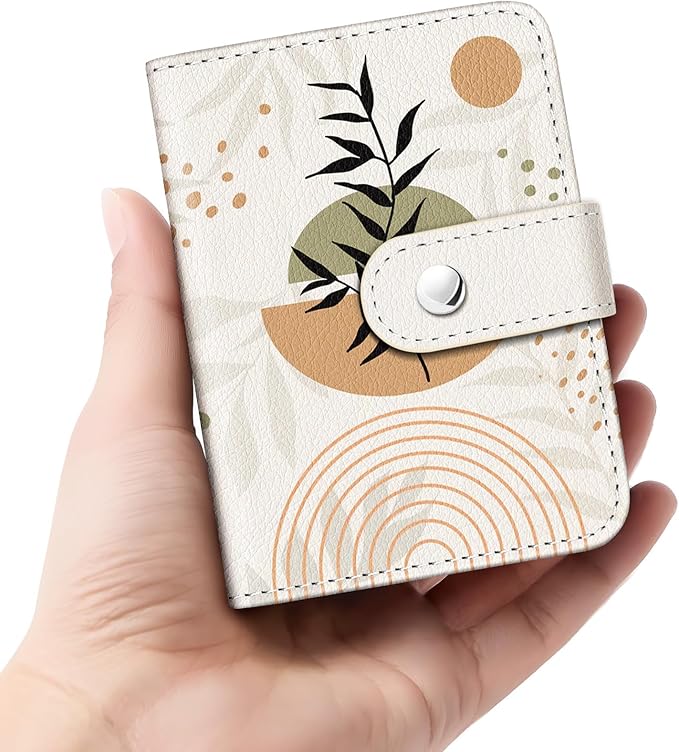 Lebrocoli Boho Bohemia Small Photos Album for 2x3 Inch Films, 56 Pockets Mini Cute Albums Book for Polaroid Fujifilm Instax Mini Instant Camera Printer, Kpop Photocard Pictures Binders Holders Storage