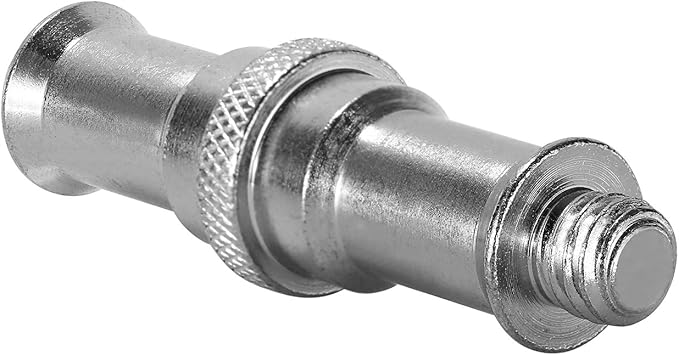 Neewer 2 Pieces Standard 1/4 to 3/8 inch Metal Male Convertor Threaded Screw Adapter Spigot Stud for Studio Light Stand, Hotshoe/Coldshoe Adapter, Ball Head, Wireless Flash Receiver, Trigger - ST24