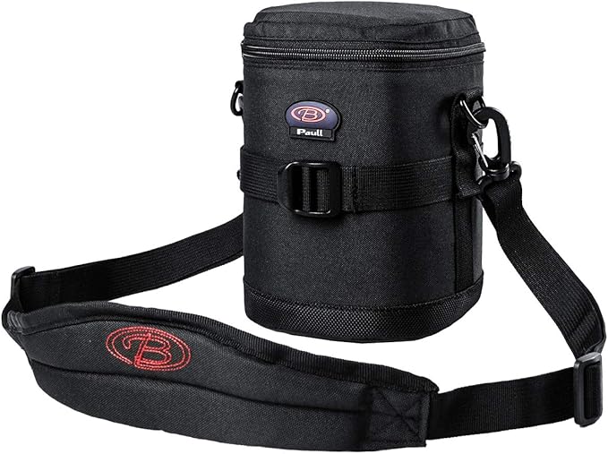 BPAULL Camera Lens Case DSLR Camera Lens Bag Fits for Canon Nikon Pentax Sony Olympus Panasonic and Other Camera Lens
