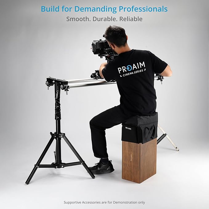 PROAIM Set Of 4 APPL-Boxes (Brown) for Studio, Film Set & Photography. Made of 12-ply Cedar Base Wood. For Studio & On-Location Use (AB-SET4-BR)